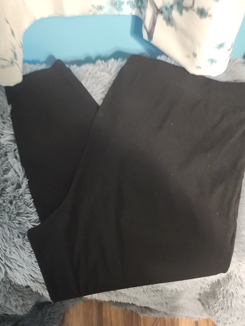 torrid Black Ribbed Leggings